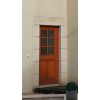 Encadrements de porte et porte fenêtre avec montage en harpe en pierre naturelle du Chatillonnais, vieillie
